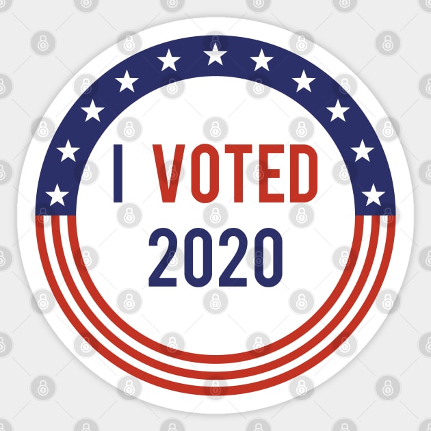 I Voted 2020 Sticker by powniels